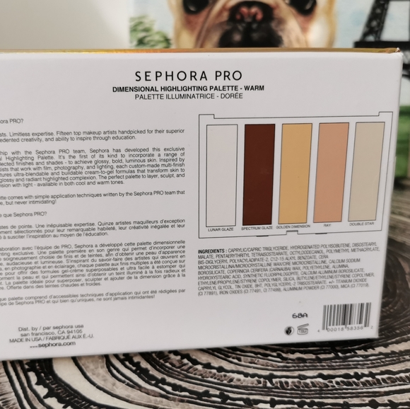 Sephora Pro Dimensional Highlighting Palette Warm Brand New GWP Free gifts!! - Picture 3 of 5